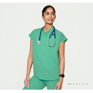 Figs Rafaela Top X-SMALL Surgical Green
